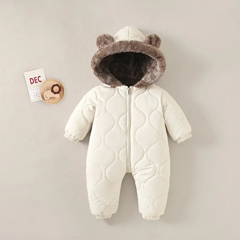 Baby Winter Fleece Snowsuit – Ultimate Warmth for Cold Days - LunaKit Baby