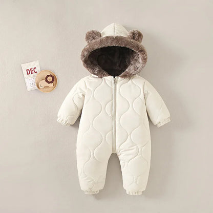 Baby Winter Fleece Snowsuit – Ultimate Warmth for Cold Days - LunaKit Baby