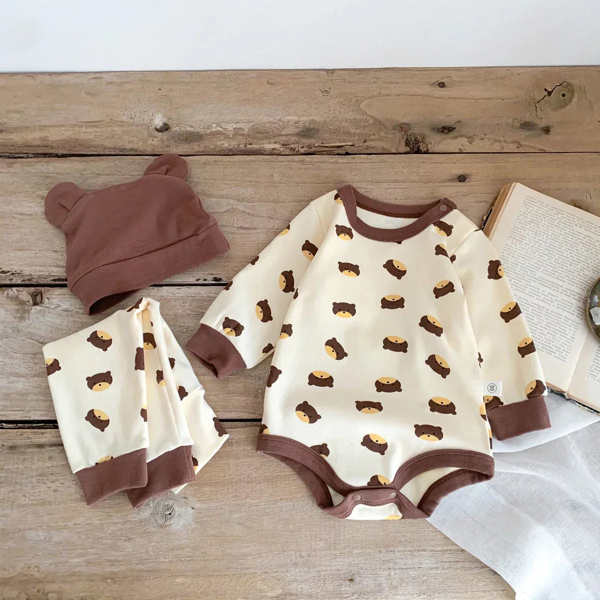 Baby Spring 3-Piece Outfit Set – Easy Comfort for Little Adventures - LunaKit Baby