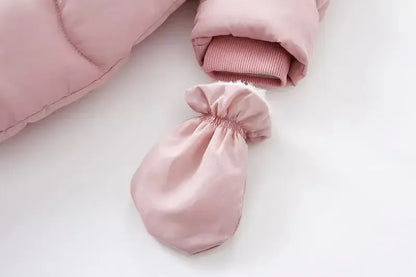 Newborn Thermal Winter Romper – Fleece-Lined Warmth for Cold Days - LunaKit Baby