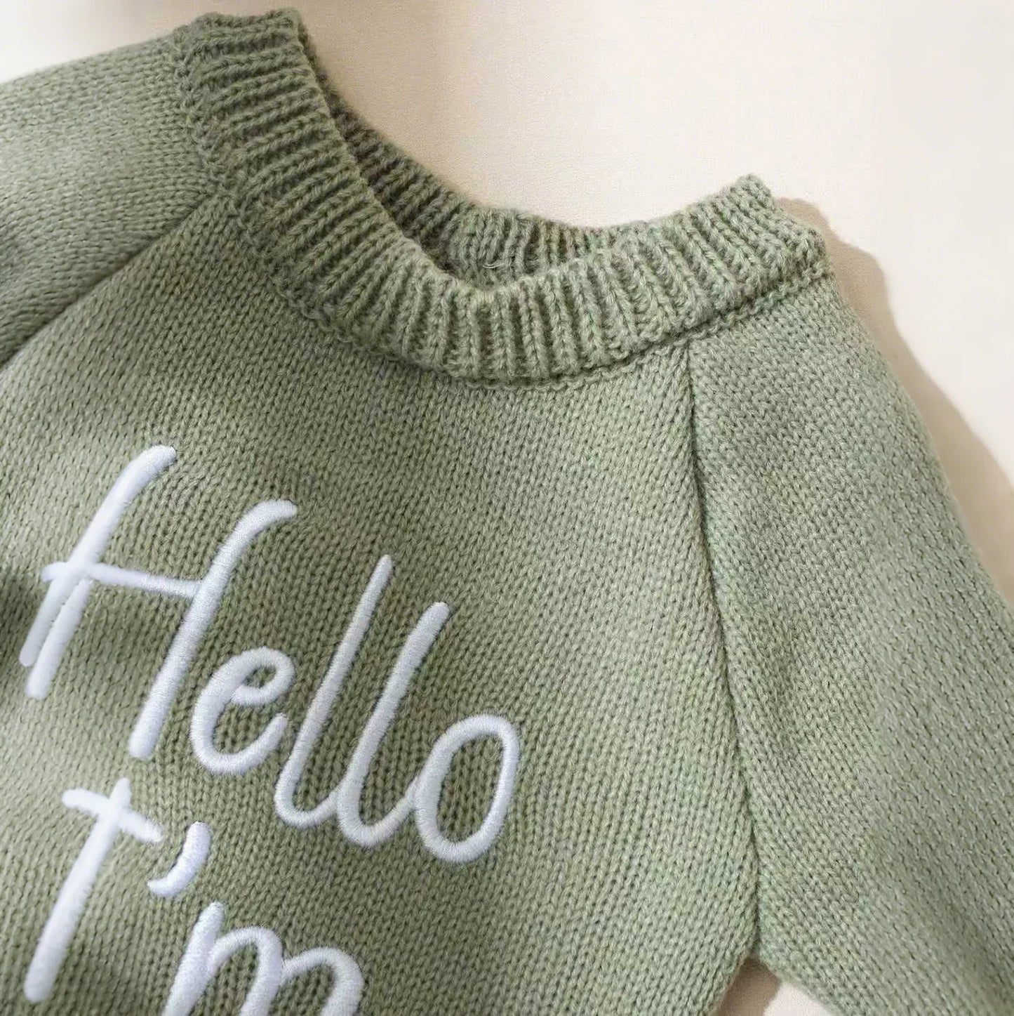 Newborn Hello Knit Jumpsuit – Sweet First Moments to Remember - LunaKit Baby