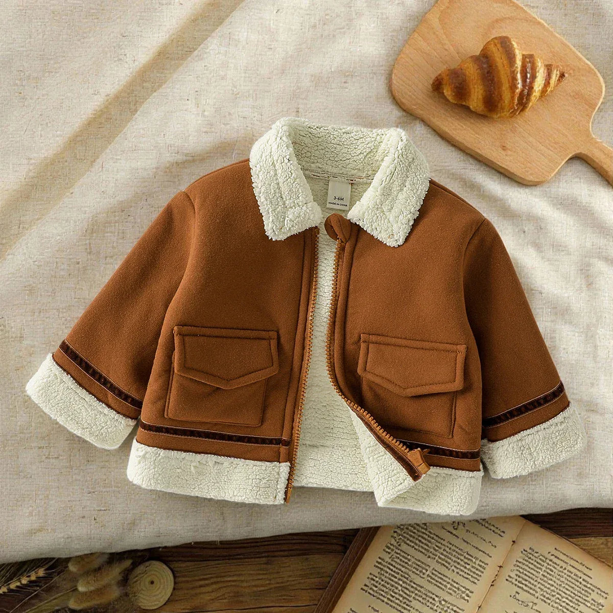 Baby Boy Winter Jacket – Cozy Fleece Warmth for Cool-Weather Days - LunaKit Baby