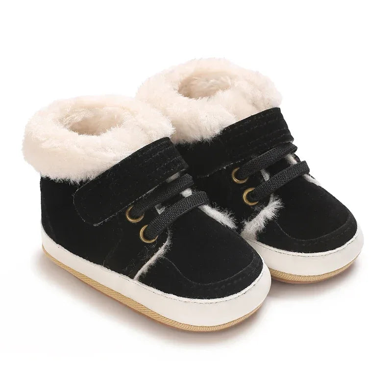 Baby High-Top Sneakers – Warm, Safe Style for First Steps - LunaKit Baby