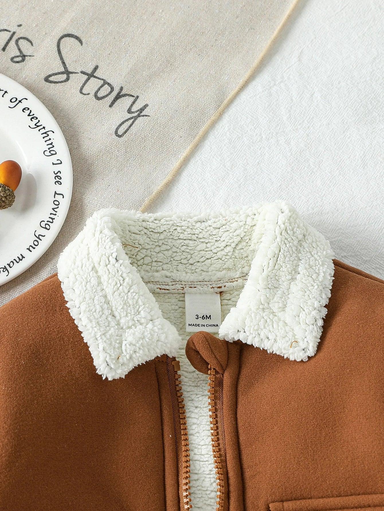 Baby Boy Winter Jacket – Cozy Fleece Warmth for Cool-Weather Days - LunaKit Baby