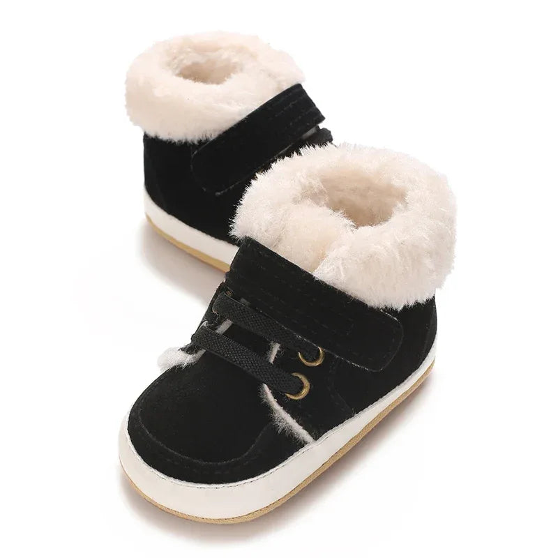 Baby High-Top Sneakers – Warm, Safe Style for First Steps - LunaKit Baby