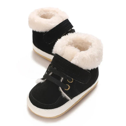 Baby High-Top Sneakers – Warm, Safe Style for First Steps - LunaKit Baby
