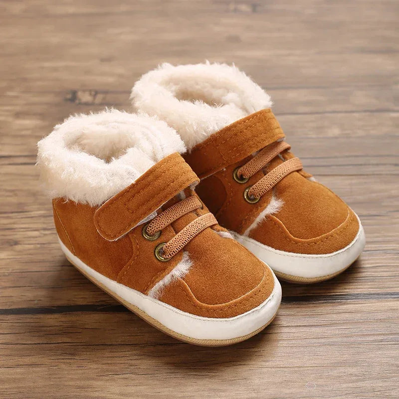 Baby High-Top Sneakers – Warm, Safe Style for First Steps - LunaKit Baby