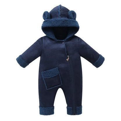 Baby Fleece Winter Jumpsuit – Premium Warmth for Cold Days - LunaKit Baby