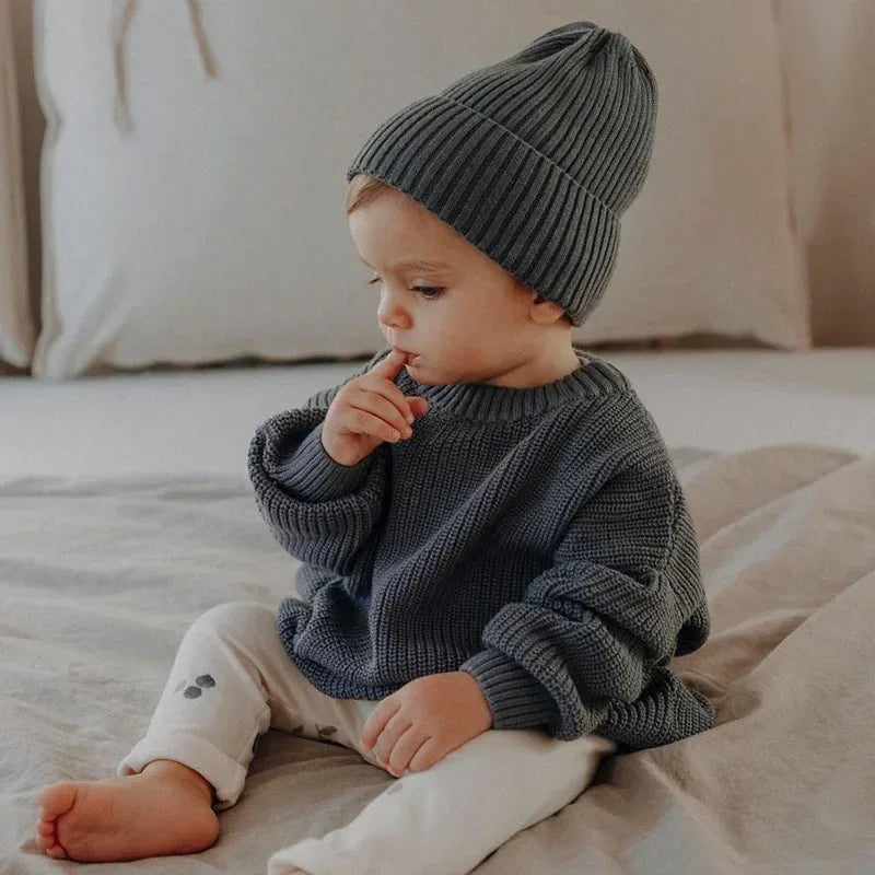 Baby Knit Pullover Sweater – Cozy Warmth for Winter Days - LunaKit Baby
