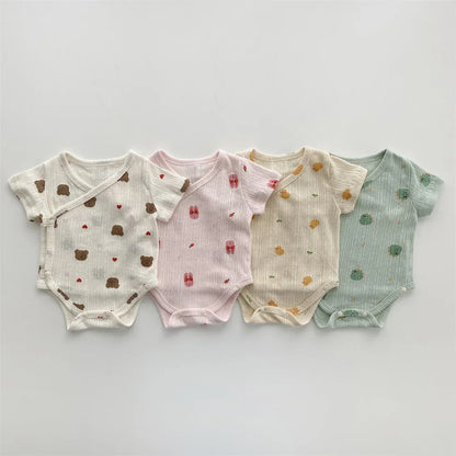 Baby Summer Romper & Hat Set – Cool Playful Style for Sunny Days - LunaKit Baby