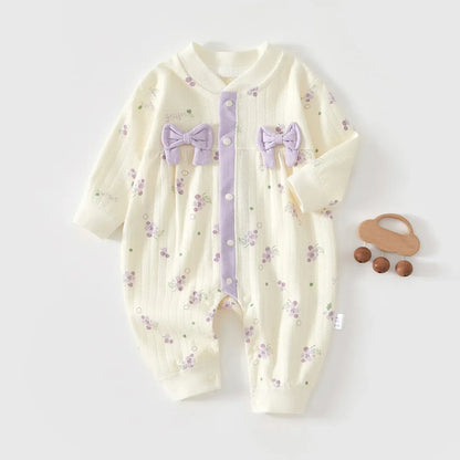 Baby Cotton Romper – Soft All-Season Comfort for Little Explorers - LunaKit Baby