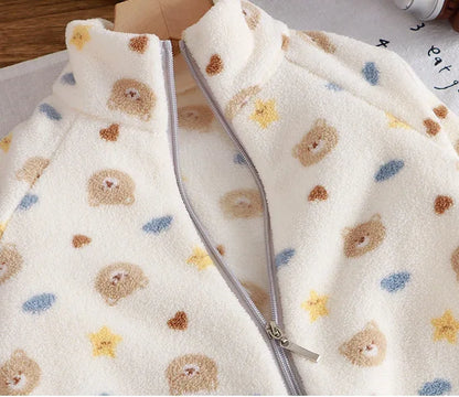 Toddler Fleece Pajama Set – Cozy Warmth for Sweet Nighttime Dreams - LunaKit Baby