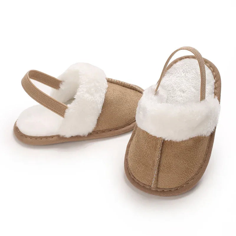 Baby Woolen Cotton Slippers – Soft Warmth for Little Feet - LunaKit Baby