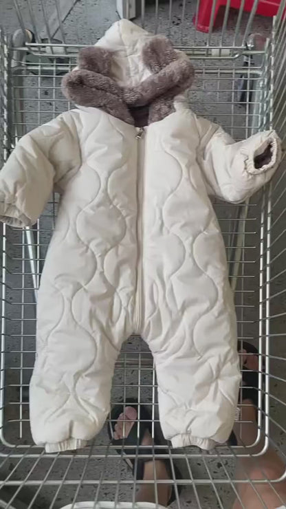 Baby Winter Fleece Snowsuit – Ultimate Warmth for Cold Days