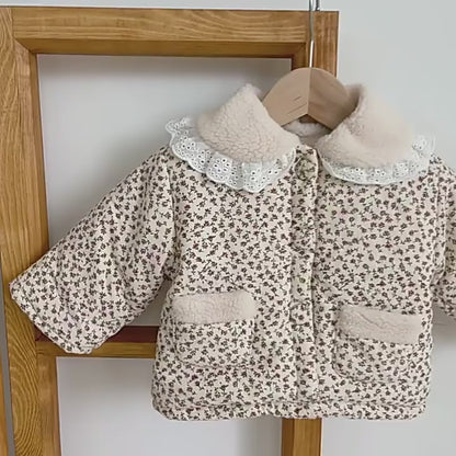 Baby Girl Winter Jacket – Elegant Warmth for Chilly Days