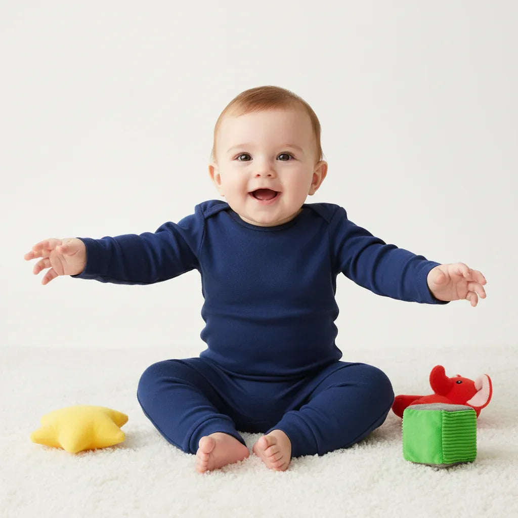 Baby Cotton Romper Set – Pure Comfort for Everyday Little Moments - LunaKit Baby