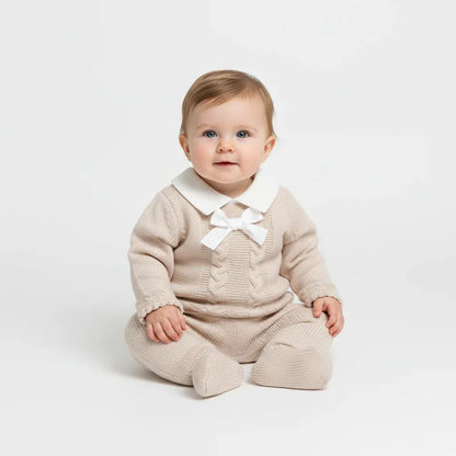 Baby Girl Sweater Outfit Set – Elegant Comfort for Little Moments - LunaKit Baby