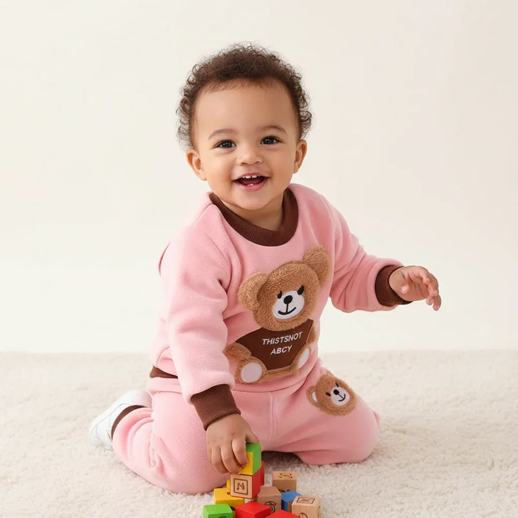 Baby Winter Fleece Set – Complete Cozy Warmth for Cold Days - LunaKit Baby