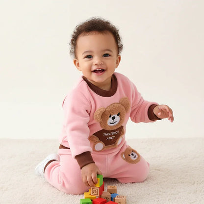 Baby Winter Fleece Set – Complete Cozy Warmth for Cold Days - LunaKit Baby