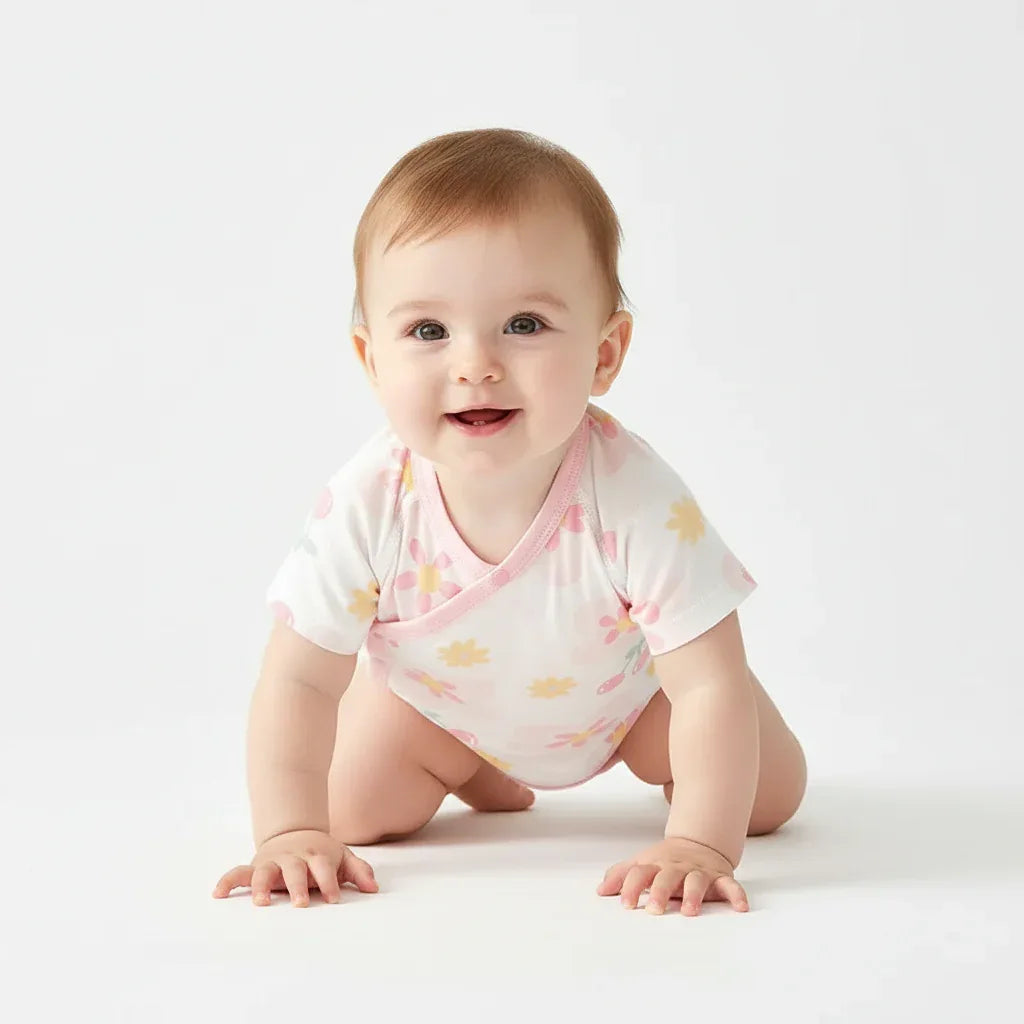 Baby Cotton Summer Romper – Cool Comfort for Sunny Little Days - LunaKit Baby