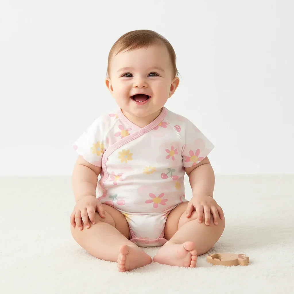 Baby Cotton Summer Romper – Cool Comfort for Sunny Little Days - LunaKit Baby