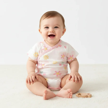 Baby Cotton Summer Romper – Cool Comfort for Sunny Little Days - LunaKit Baby