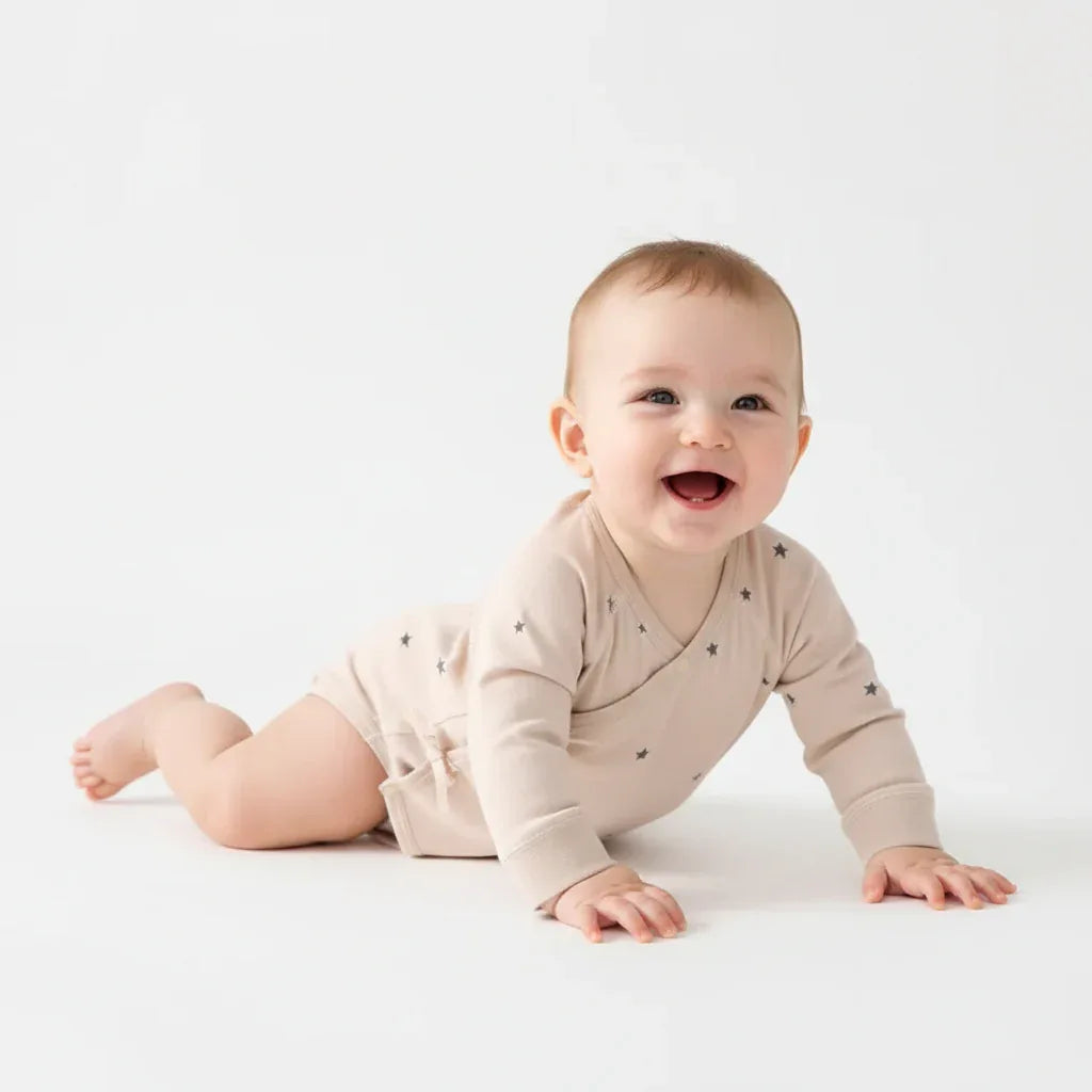 Baby Cotton Star Bodysuit – Soft Comfort for Little Stars - LunaKit Baby