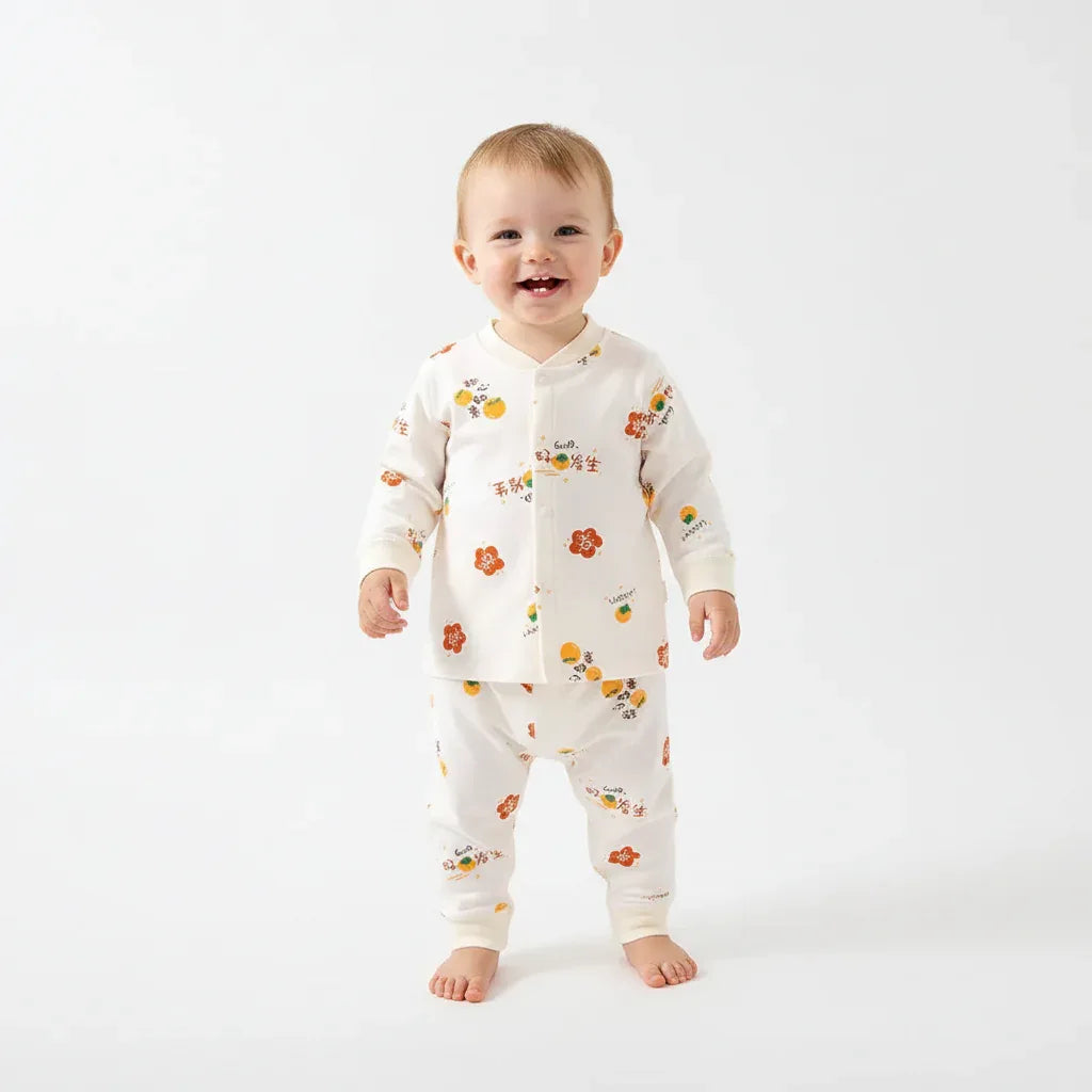 Toddler Cotton 2-Piece Outfit Set – Cozy Style for Little Adventures - LunaKit Baby