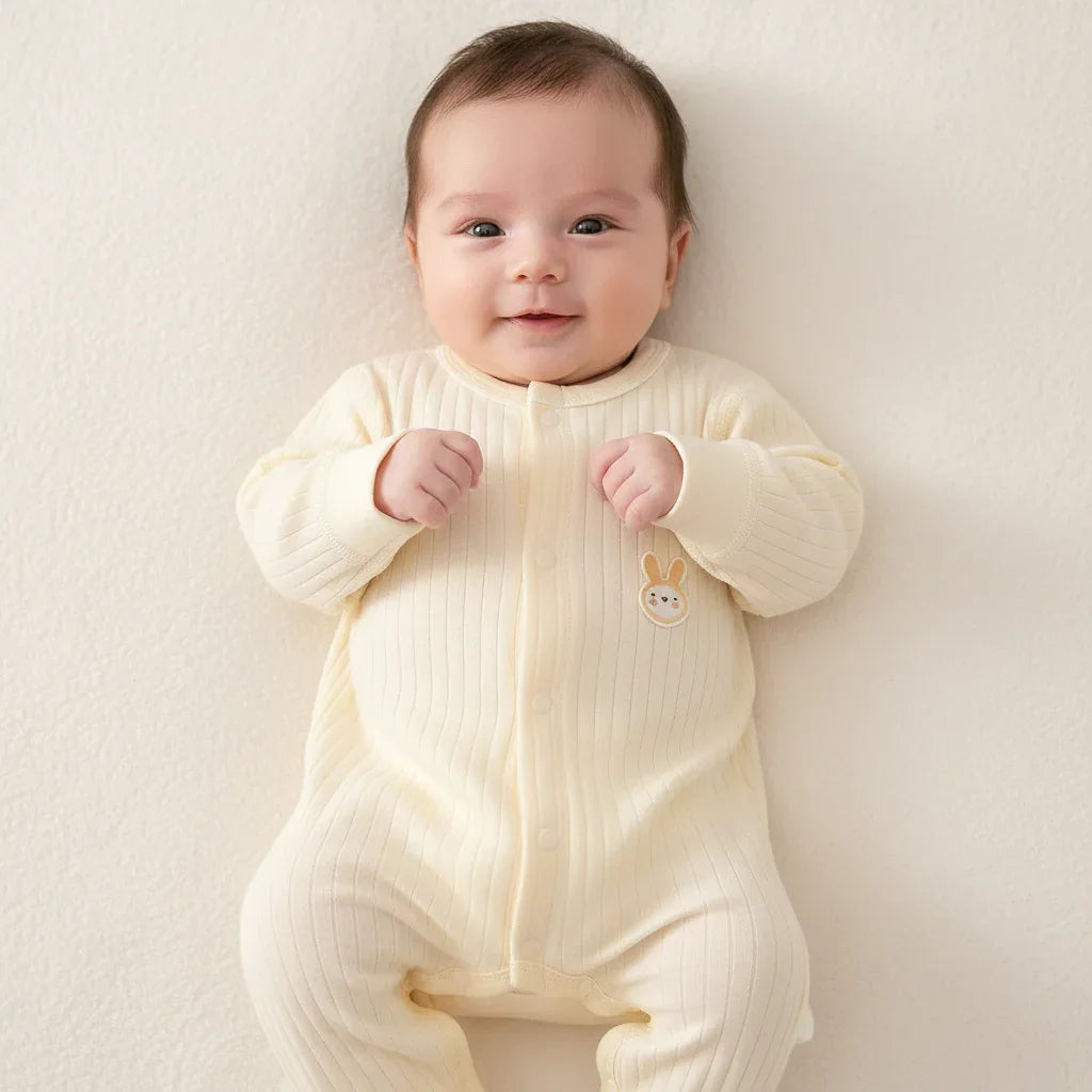 Baby Premium Cotton Romper – Superior Comfort for Growing Babies - LunaKit Baby