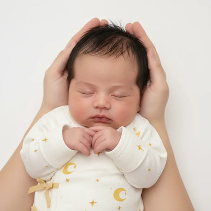 Newborn Boneless Cotton Cardigan – Seamless Comfort for First Days - LunaKit Baby