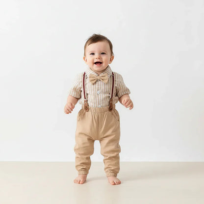 Baby Boy Gentleman Outfit Set – Smart Style for Special Moments - LunaKit Baby