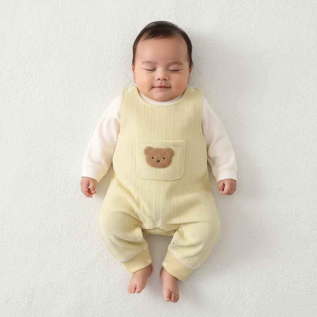 Baby Cotton 2-Piece Autumn Outfit Set – Cozy Style for Little Explorers - LunaKit Baby