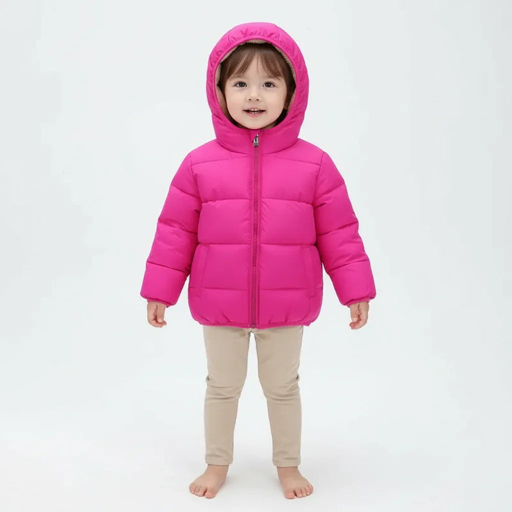 Kids Plush Winter Jacket – Cozy Protection for Cold Adventures - LunaKit Baby