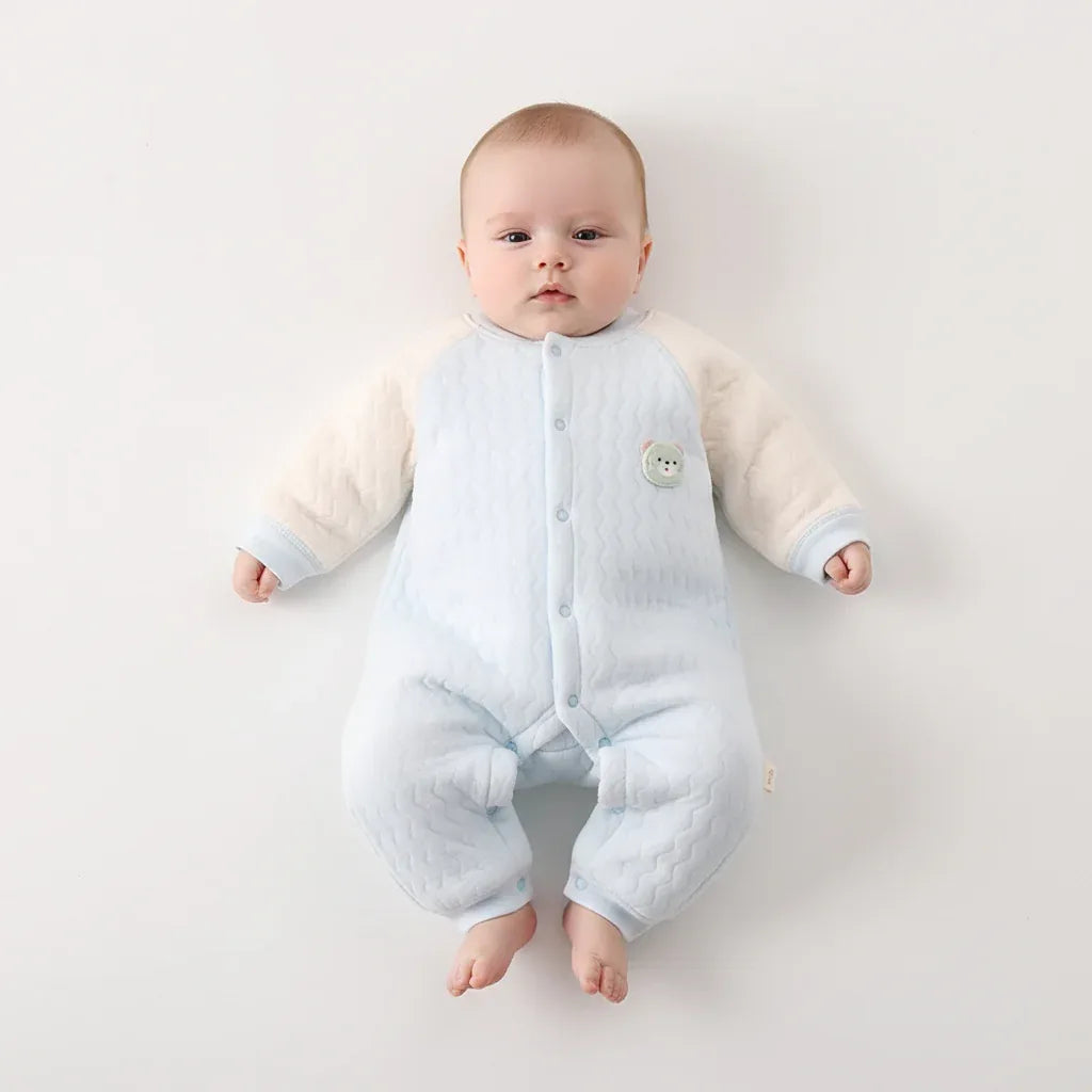 Baby Cotton Winter Romper – Cozy Comfort for Cold Little Days - LunaKit Baby