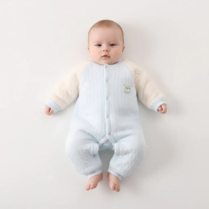 Baby Cotton Winter Romper – Cozy Comfort for Cold Little Days - LunaKit Baby