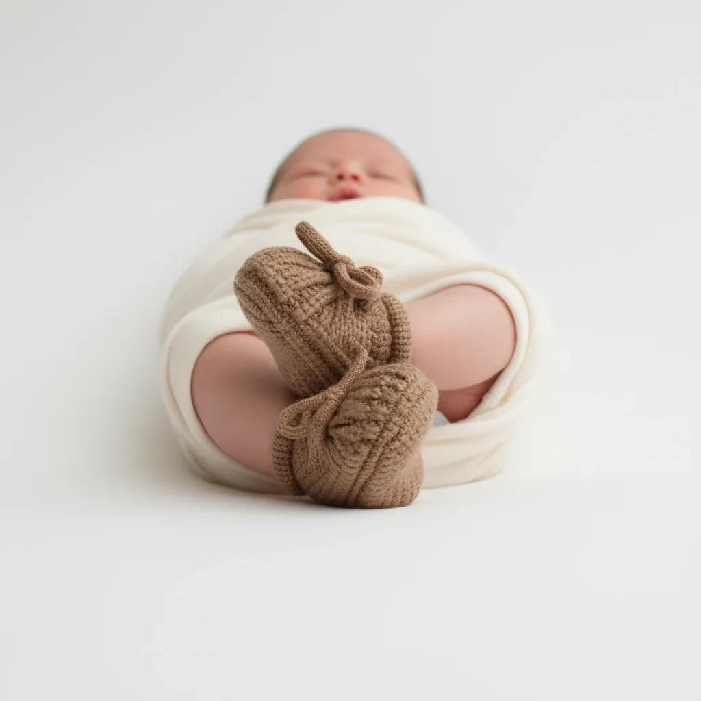 Baby Knitted First Boots – Cozy Warmth for Tiny Steps - LunaKit Baby