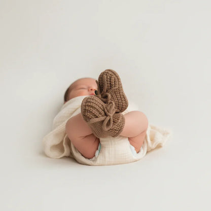 Baby Knitted First Boots – Cozy Warmth for Tiny Steps - LunaKit Baby