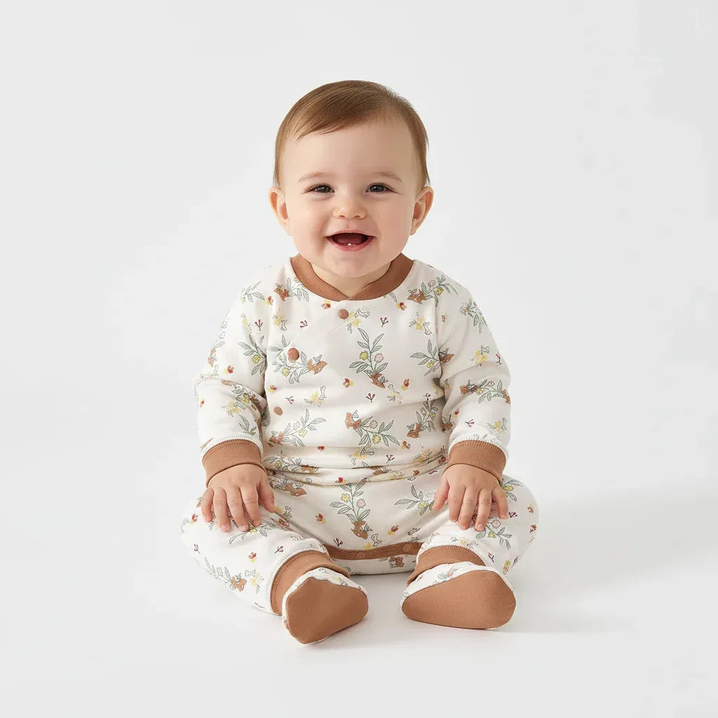 Baby Cotton 2-Piece Underwear Set – Warm Comfort for Cozy Days - LunaKit Baby