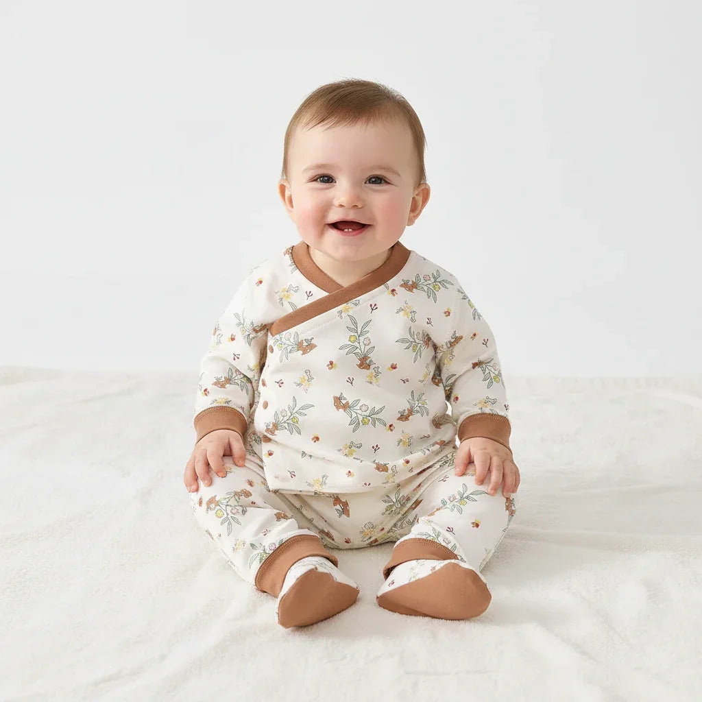 Baby Cotton 2-Piece Underwear Set – Warm Comfort for Cozy Days - LunaKit Baby