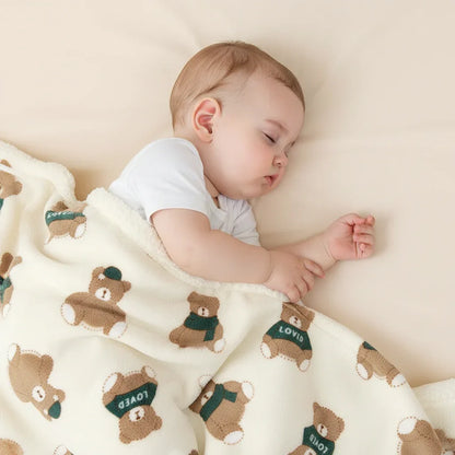 Baby Flannel Fleece Blanket – Luxurious Warmth for Winter Cuddles - LunaKit Baby