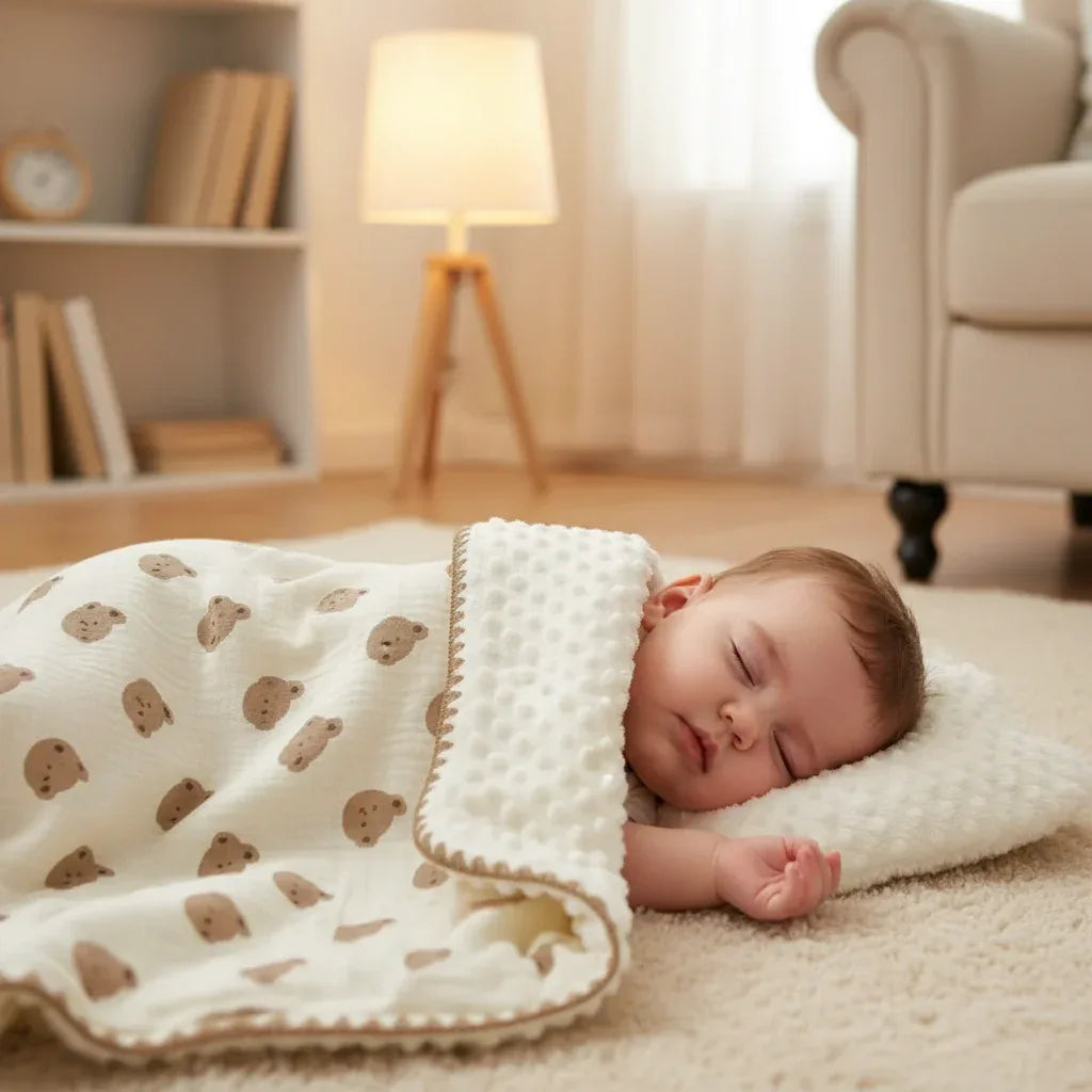 Baby Fleece Swaddle Blanket – Cloud-Soft Comfort for Sweet Sleep - LunaKit Baby