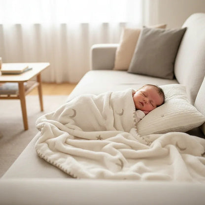 Baby Coral Fleece Blanket – Cozy Warmth for Little Adventures - LunaKit Baby