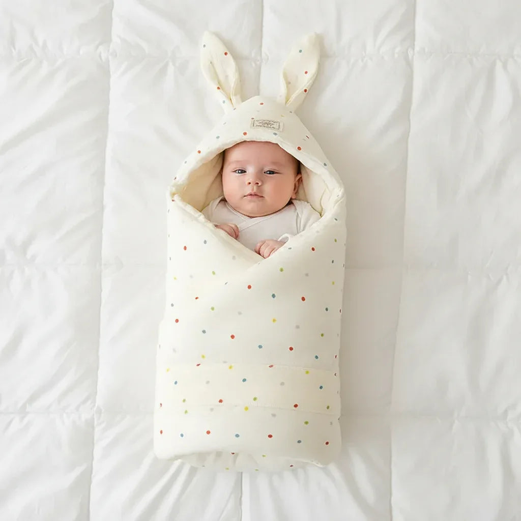 Newborn Bunny Swaddle Blanket – Sweet First Moments to Cherish - LunaKit Baby