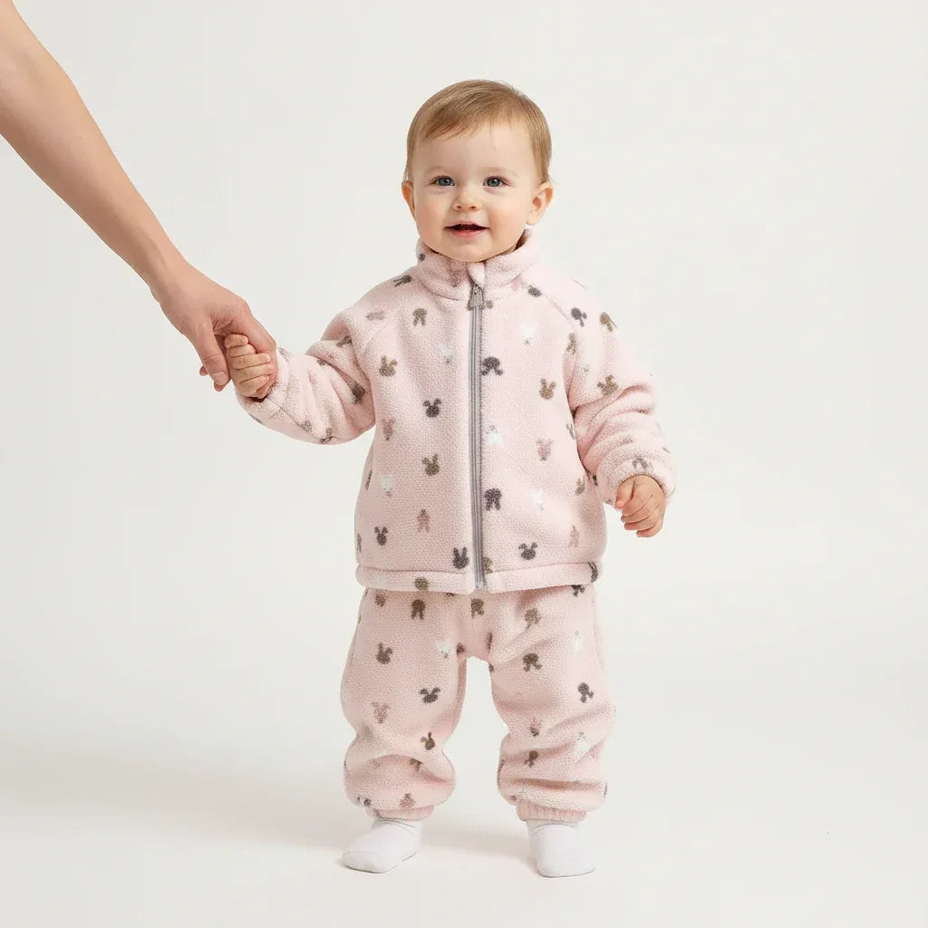 Toddler Fleece Pajama Set – Cozy Warmth for Sweet Nighttime Dreams - LunaKit Baby