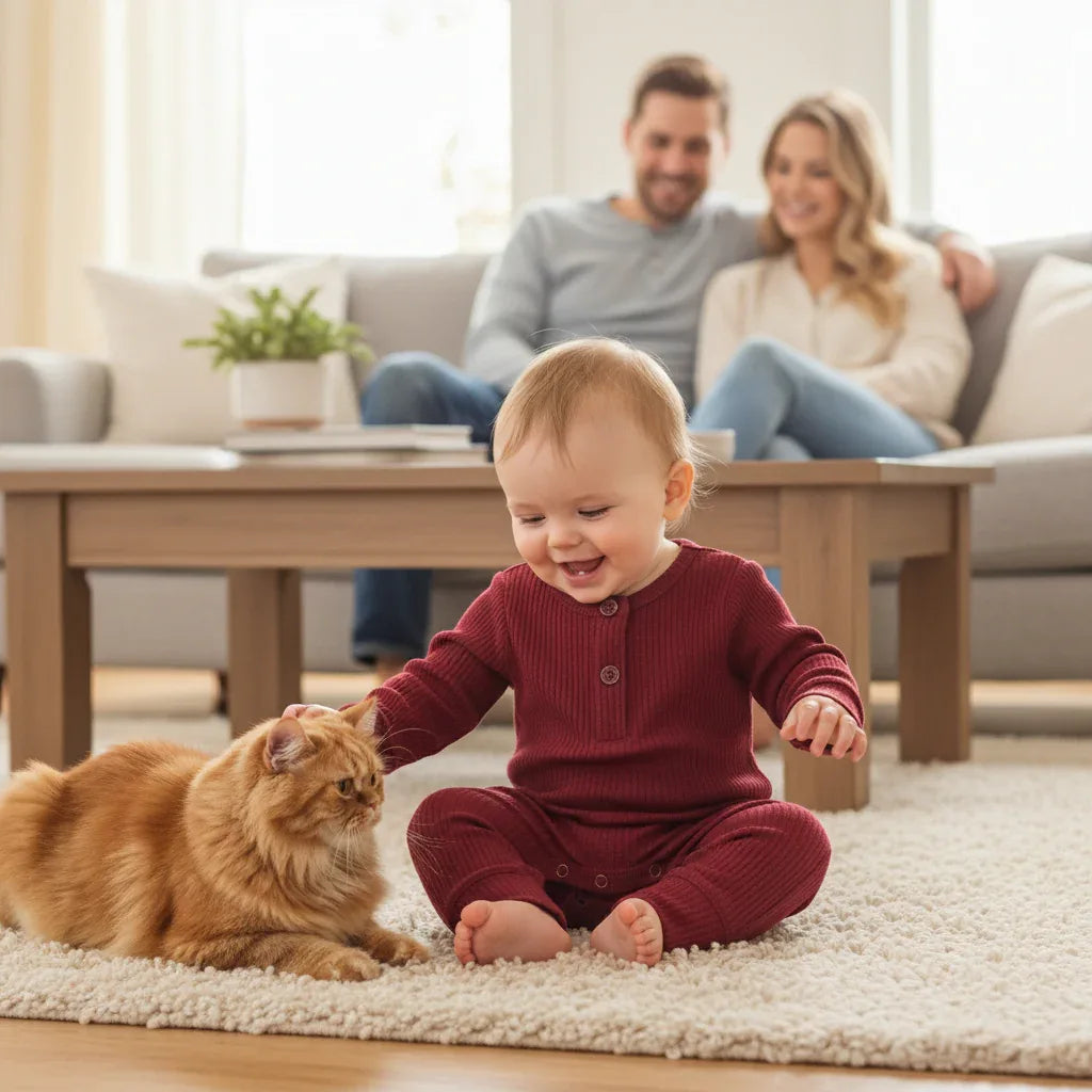 Baby Ribbed Cotton Romper – Soft Texture for Stylish Little Days - LunaKit Baby