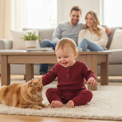 Baby Ribbed Cotton Romper – Soft Texture for Stylish Little Days - LunaKit Baby