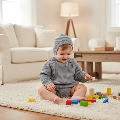 Baby Romper & Hat Set – Cozy Comfort for Sweet Little Days - LunaKit Baby