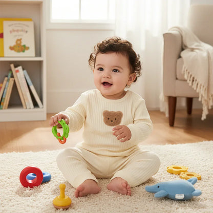 Baby Cotton Outfit Set – Soft Everyday Comfort for Little Ones - LunaKit Baby