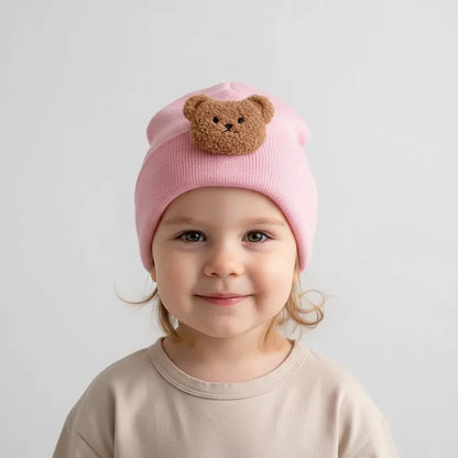 Baby Knitted Bear Hat – Cozy Warmth for Sweet Little Heads - LunaKit Baby