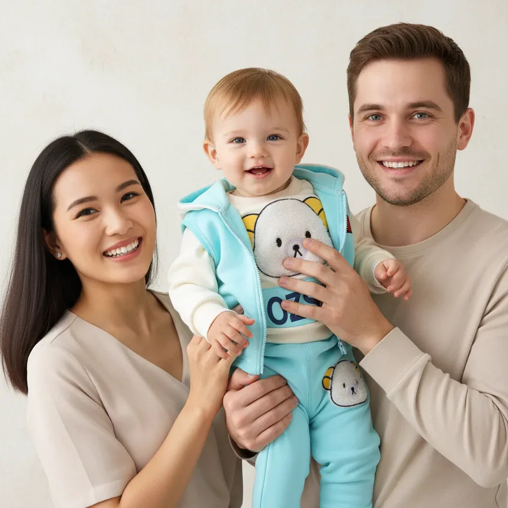 Baby Winter Fleece Set – Complete Cozy Warmth for Cold Days - LunaKit Baby